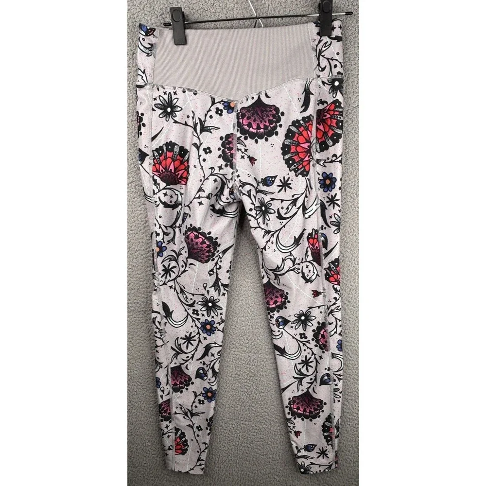 NIKE WOMEN’S POWER LEGEND FLORAL PRINTED TRAINING TIGHTS AA2231 027 M